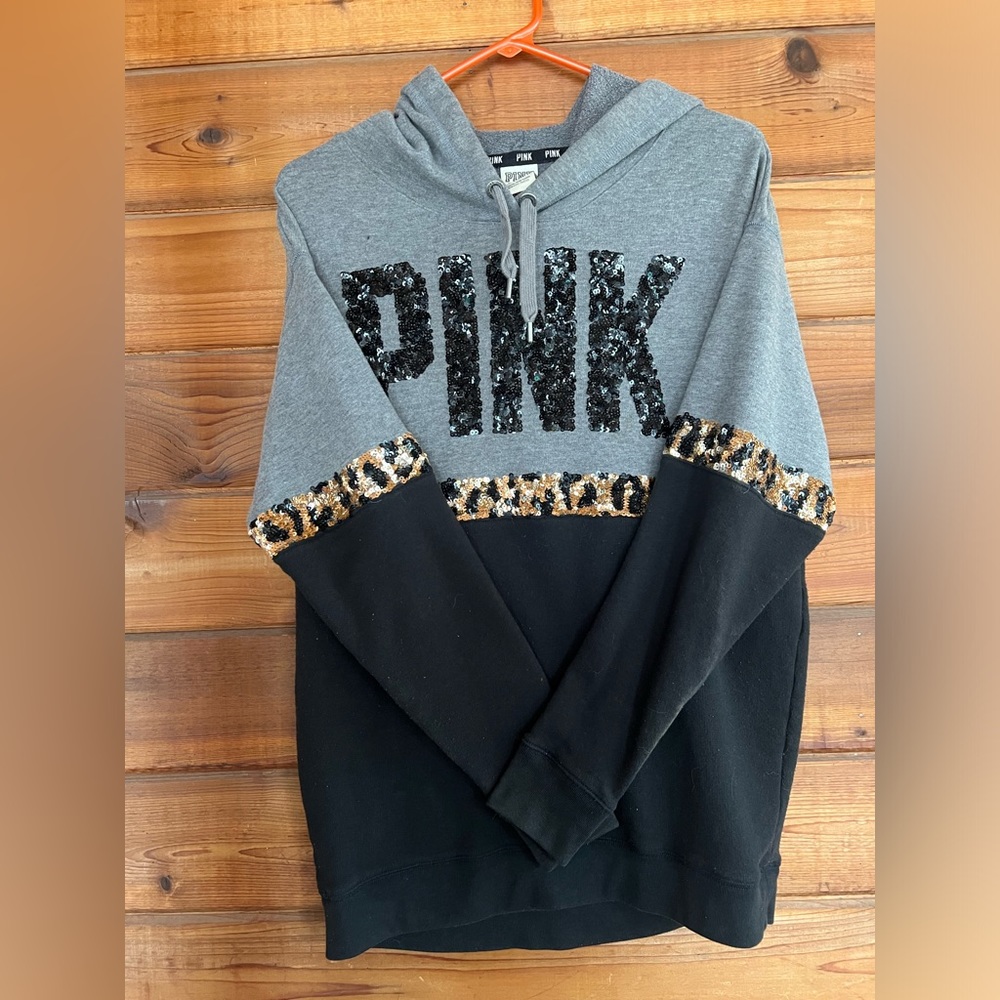 VS Pink Sequin Hoodie
